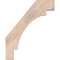 Ekena Millwork 3 1/2"W x 18"D x 22"H Merced Smooth Knee Brace, Douglas Fir BRC04X18X22MRC00SDF - alternate 2